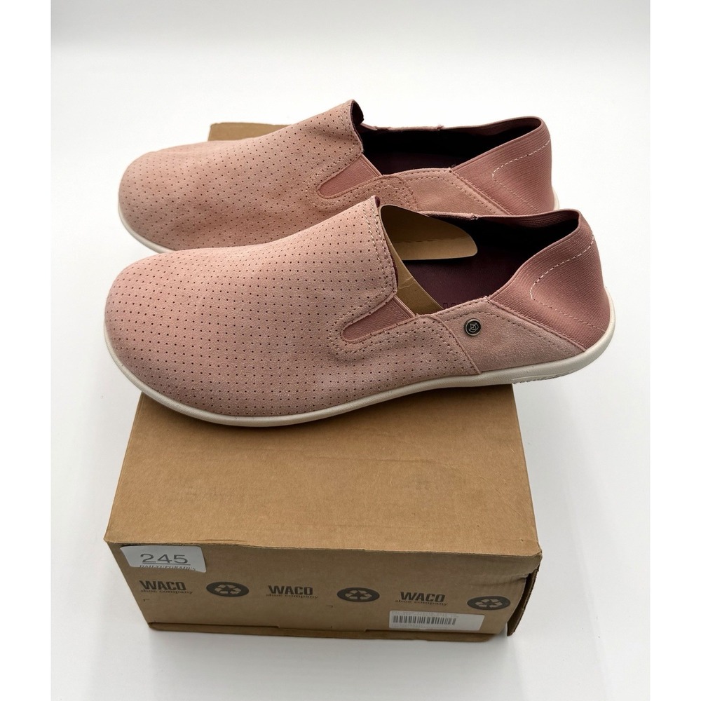 Spenco Siesta Convert Coral Cloud Suede Slip On Shoes Womens 10W SP1010COC100W